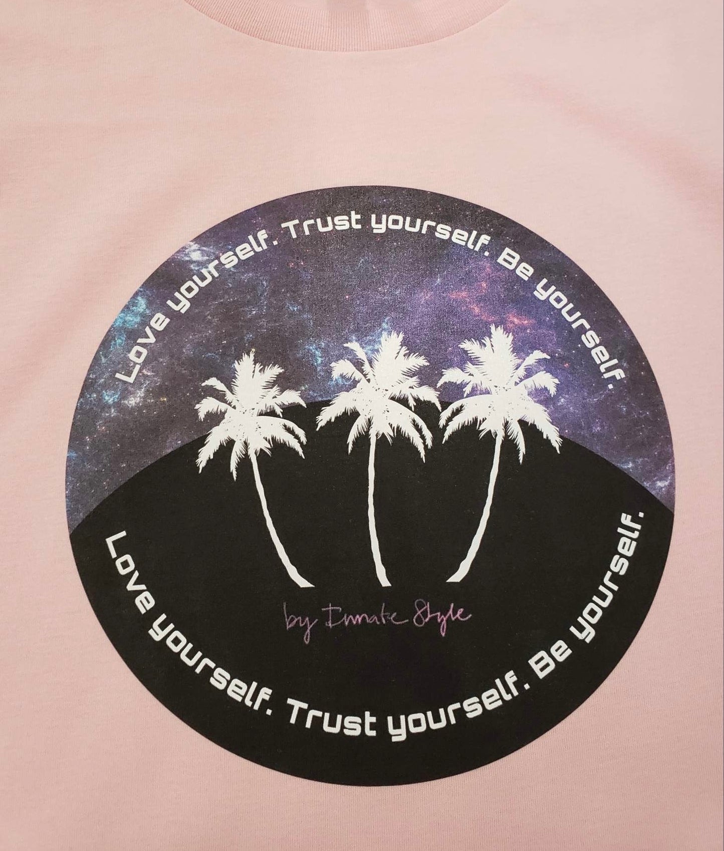 Not of This World Tee- Light Pink